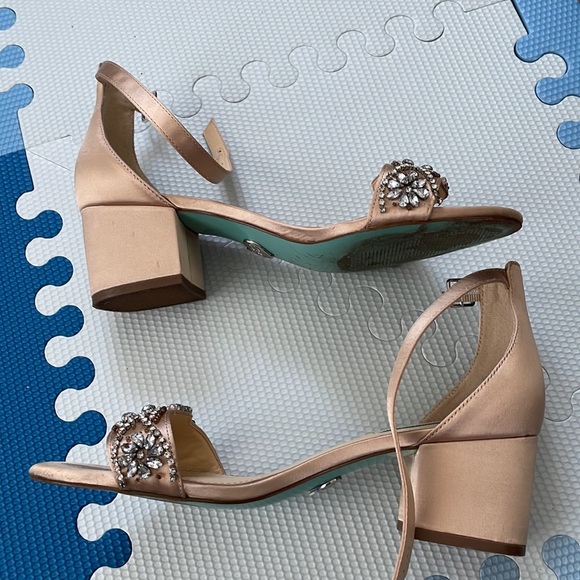 Betsy Johnson Studded Heeled Sandals - Picture 2 of 4